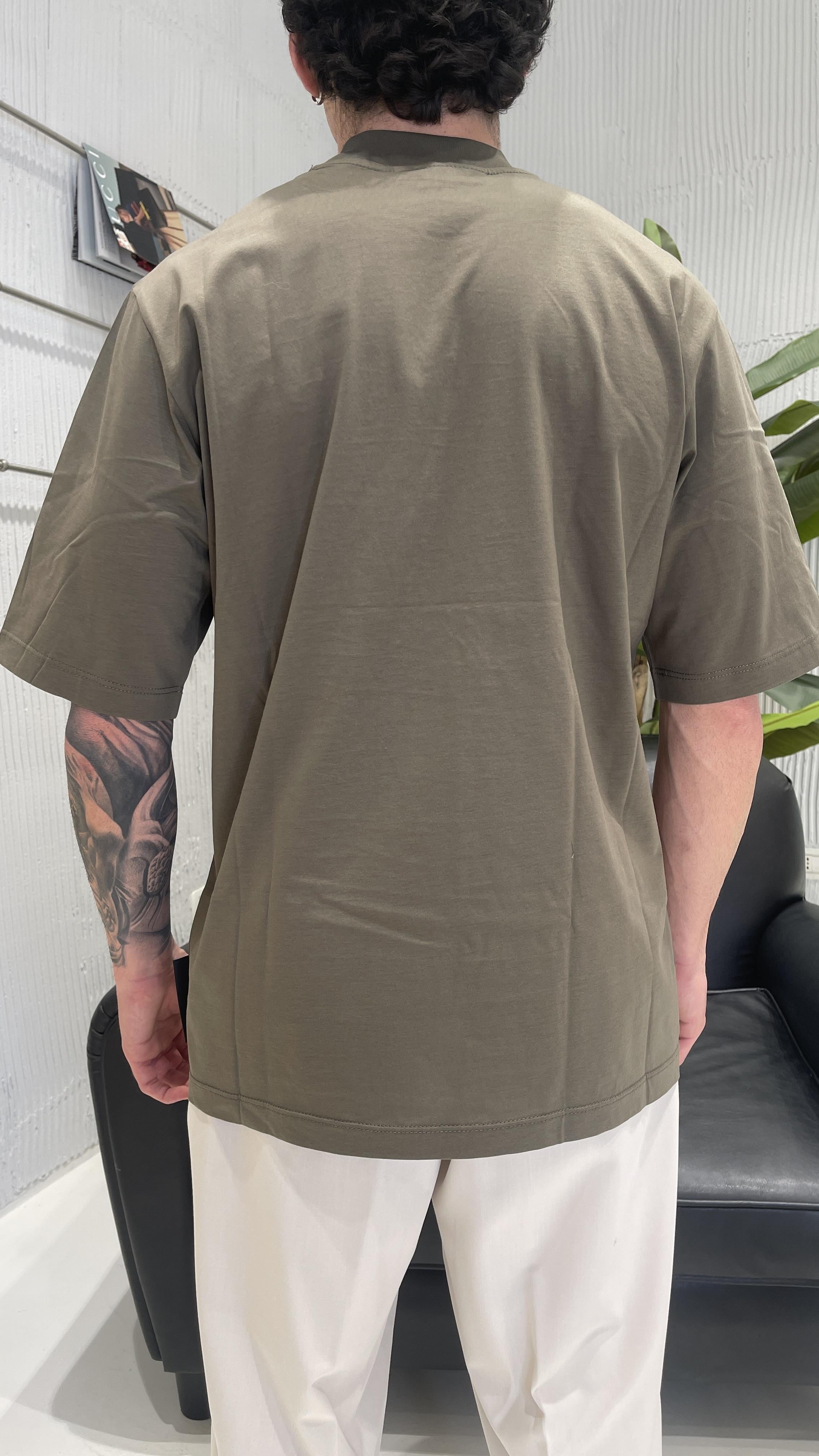 Pret A Porter t-shirt verde basic 20019 VERDE PRET A PORTER