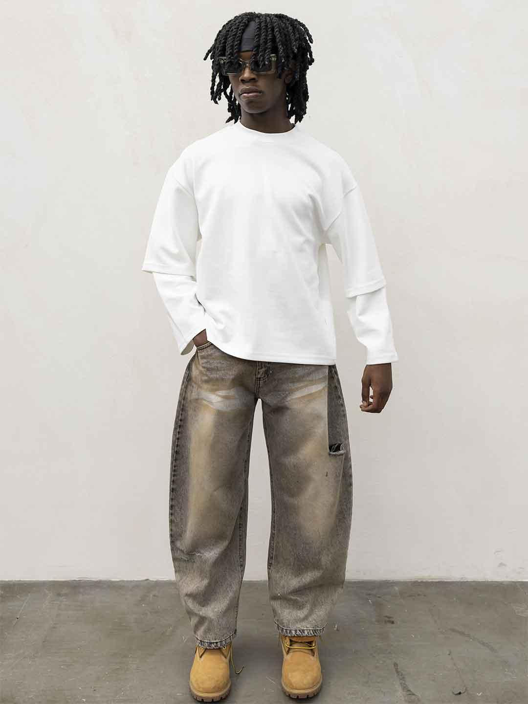 Present Day jeans beige PRS065 BEIGE PRESENT DAY