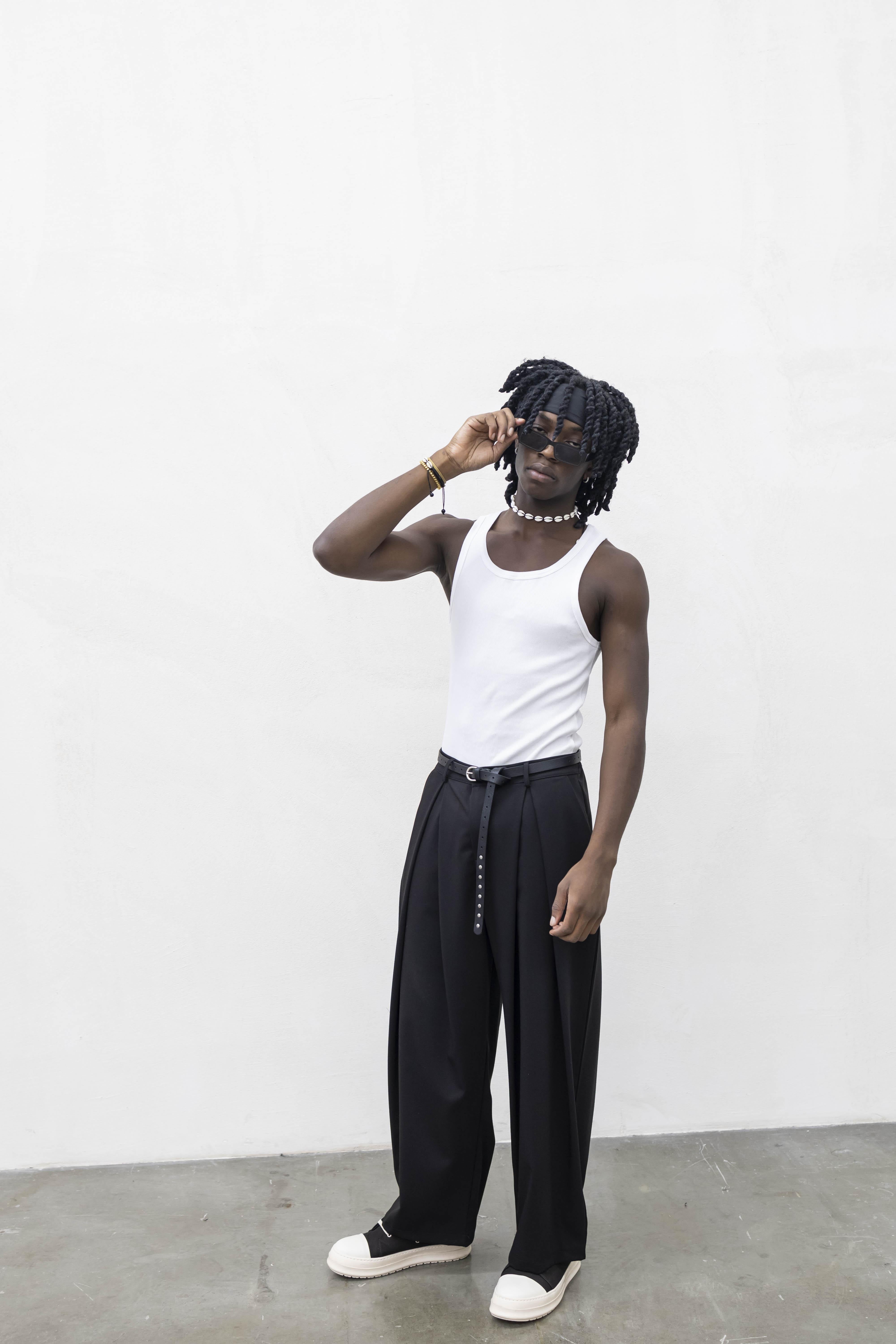 Tokyo pantaloni nero con super pences TKO005 NERO TOKYO