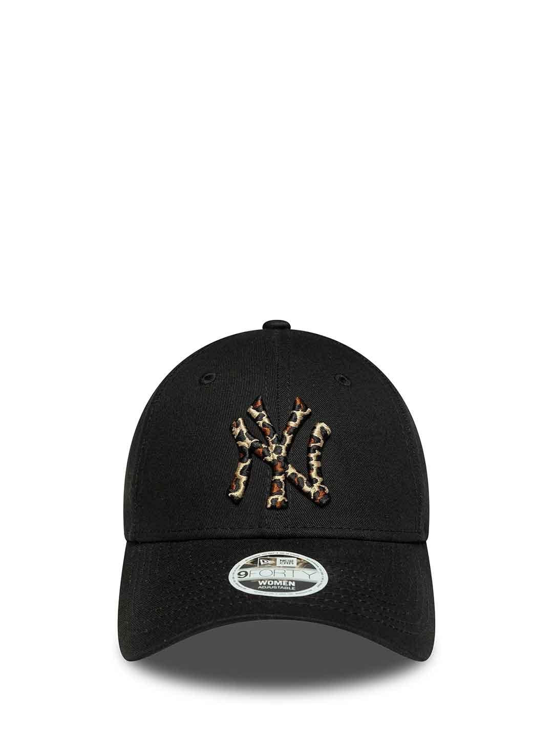 New Era 9FORTY cappello nero logo maculato 60691330 NERO NEW ERA