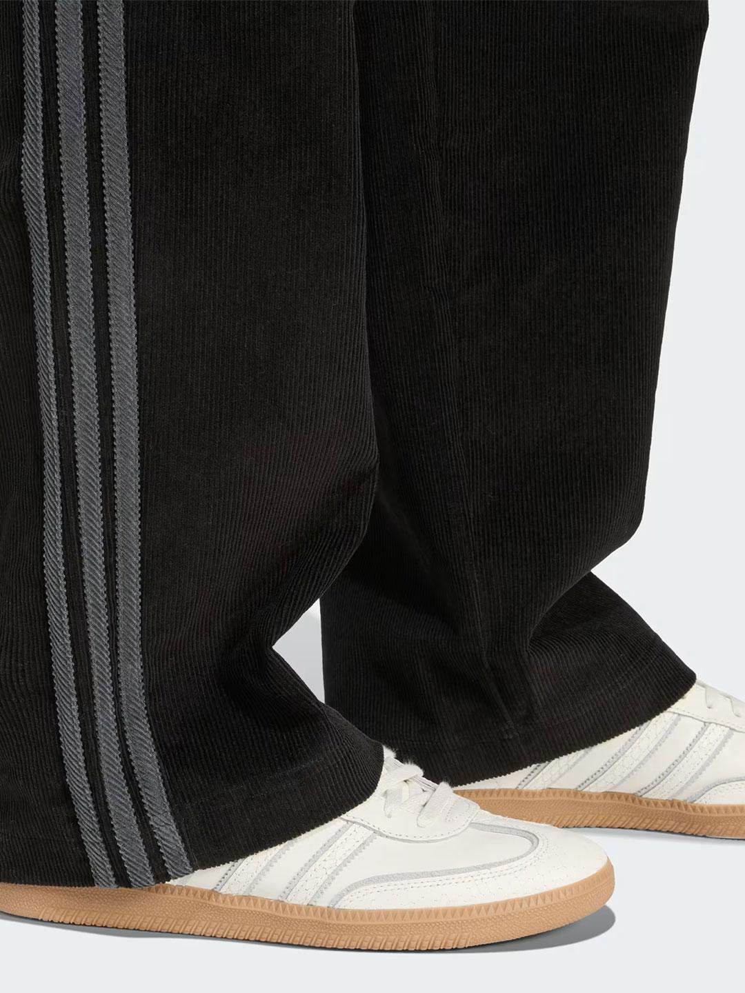 Adidas pantalone nero di velluto a coste JX3107 NERO ADIDAS