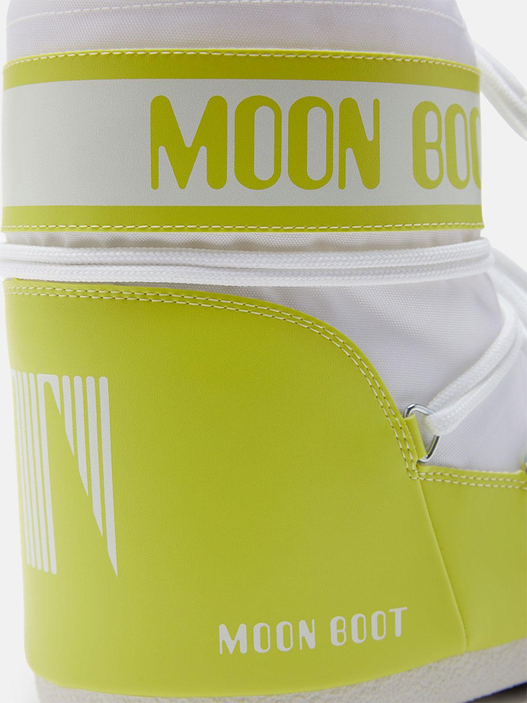 Moon Boot Icon Low stivali giallo basso in Nylon 1409340 GIALLO MOON BOOT