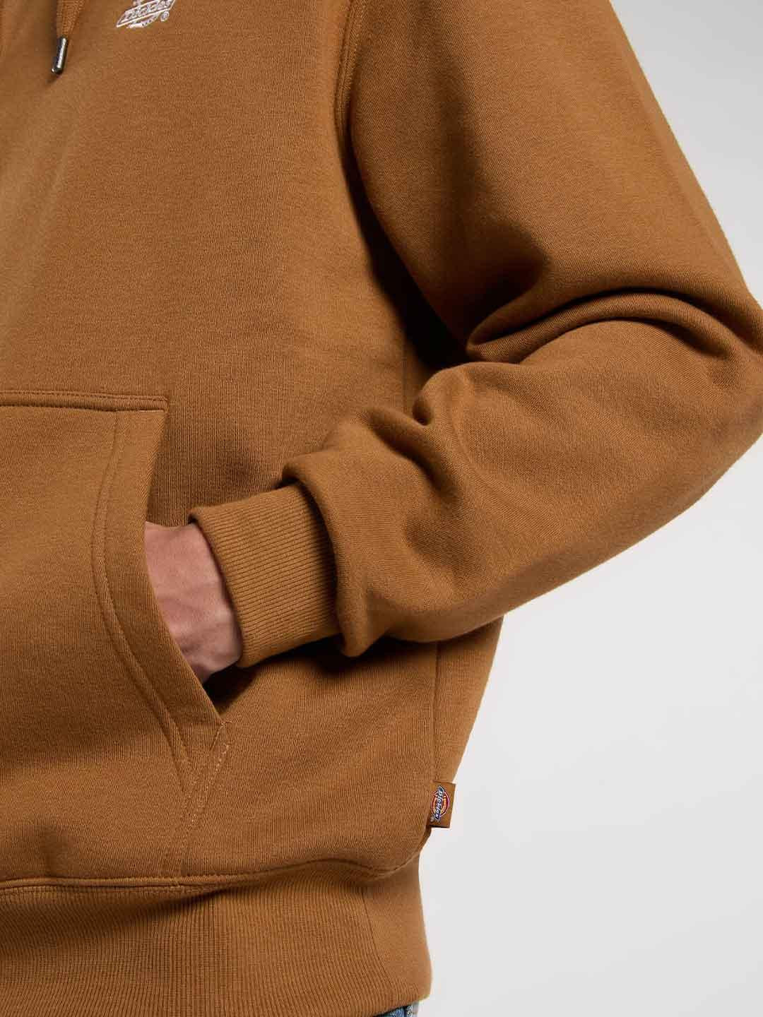 Dickies Summerdale felpa cuoio DK0A4Y6P0BD1 CUOIO DICKIES