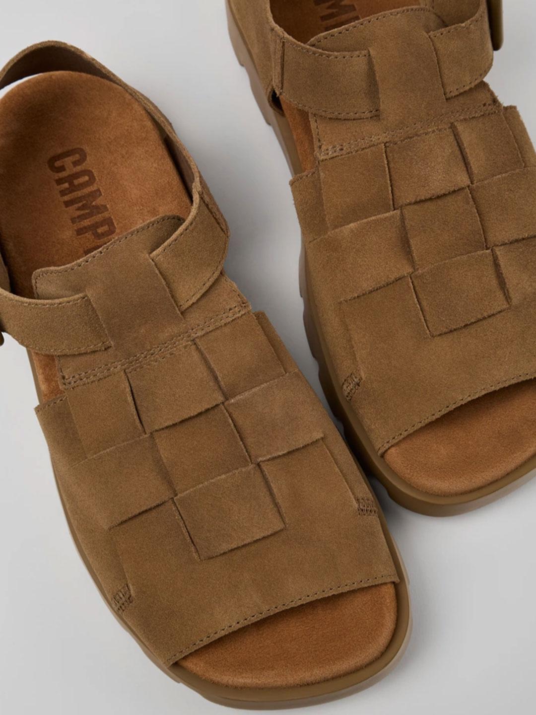 Camper Brutus Sandal sandali beige con fibbia regolabile K100778-007 BEIGE CAMPER