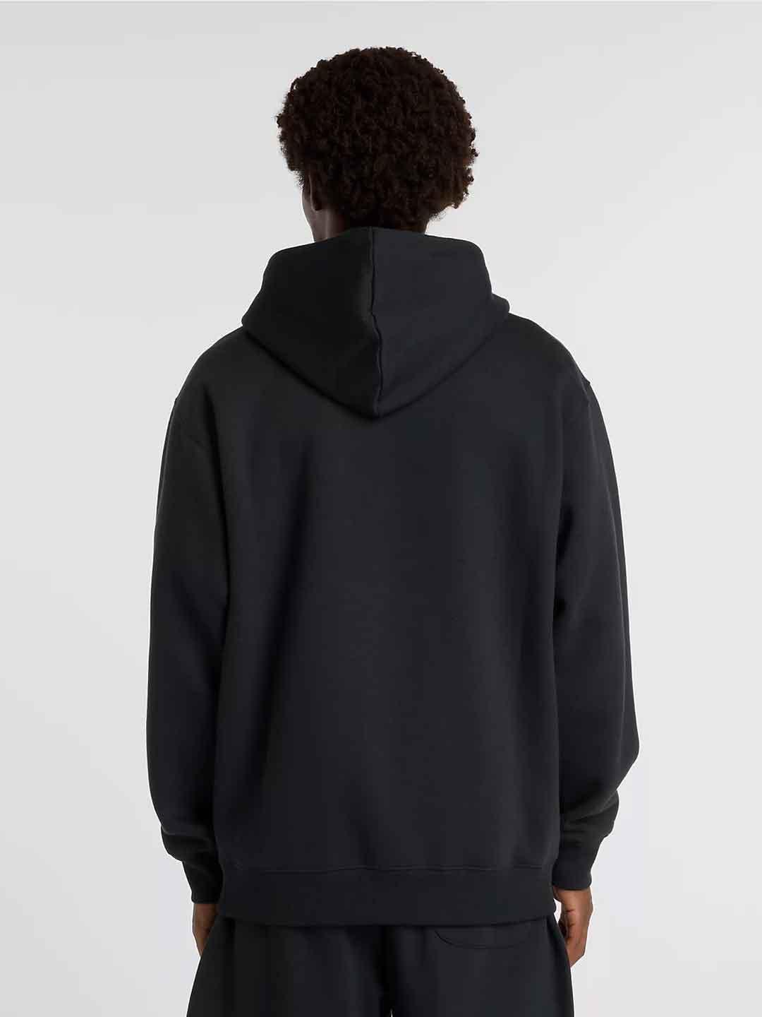 New balance felpa nero con cappuccio regolabile MT53528BK NERO NEW BALANCE