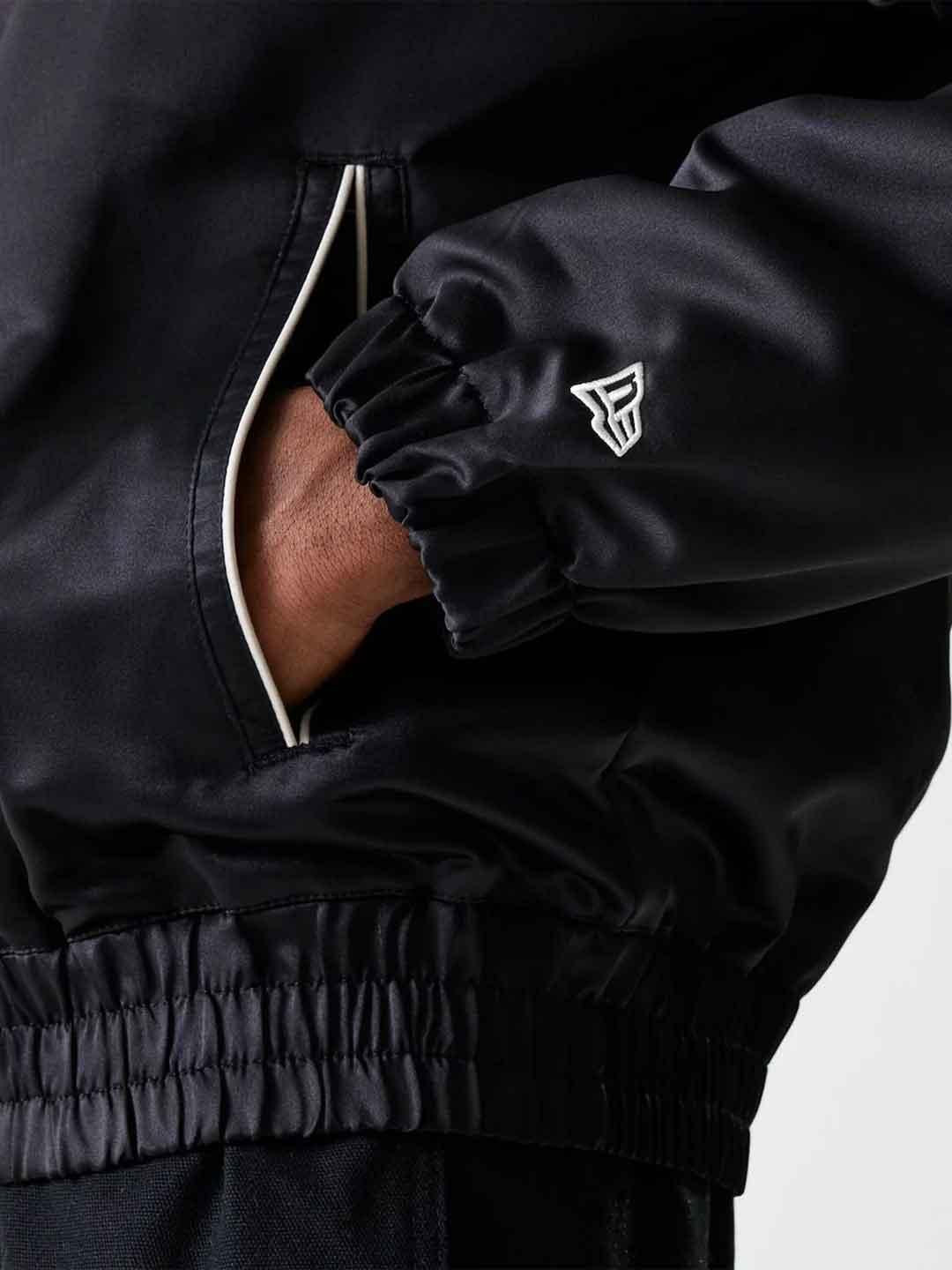 New Era giubbino nero NY con logo bianco 60684314 NERO NEW ERA