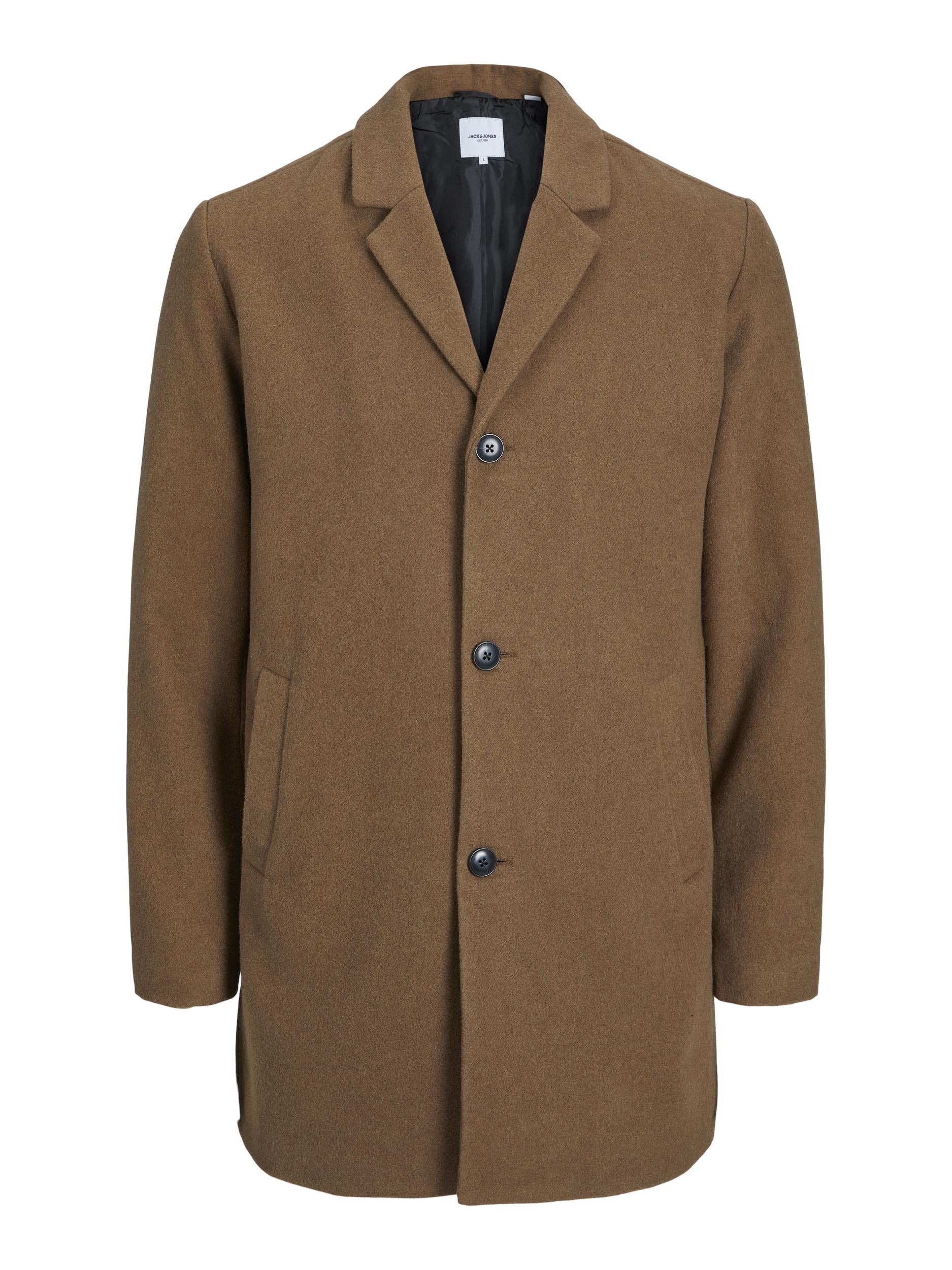 Jack & Jones cappotto marrone con collo reverse 12236158 MARRONE JACK & JONES