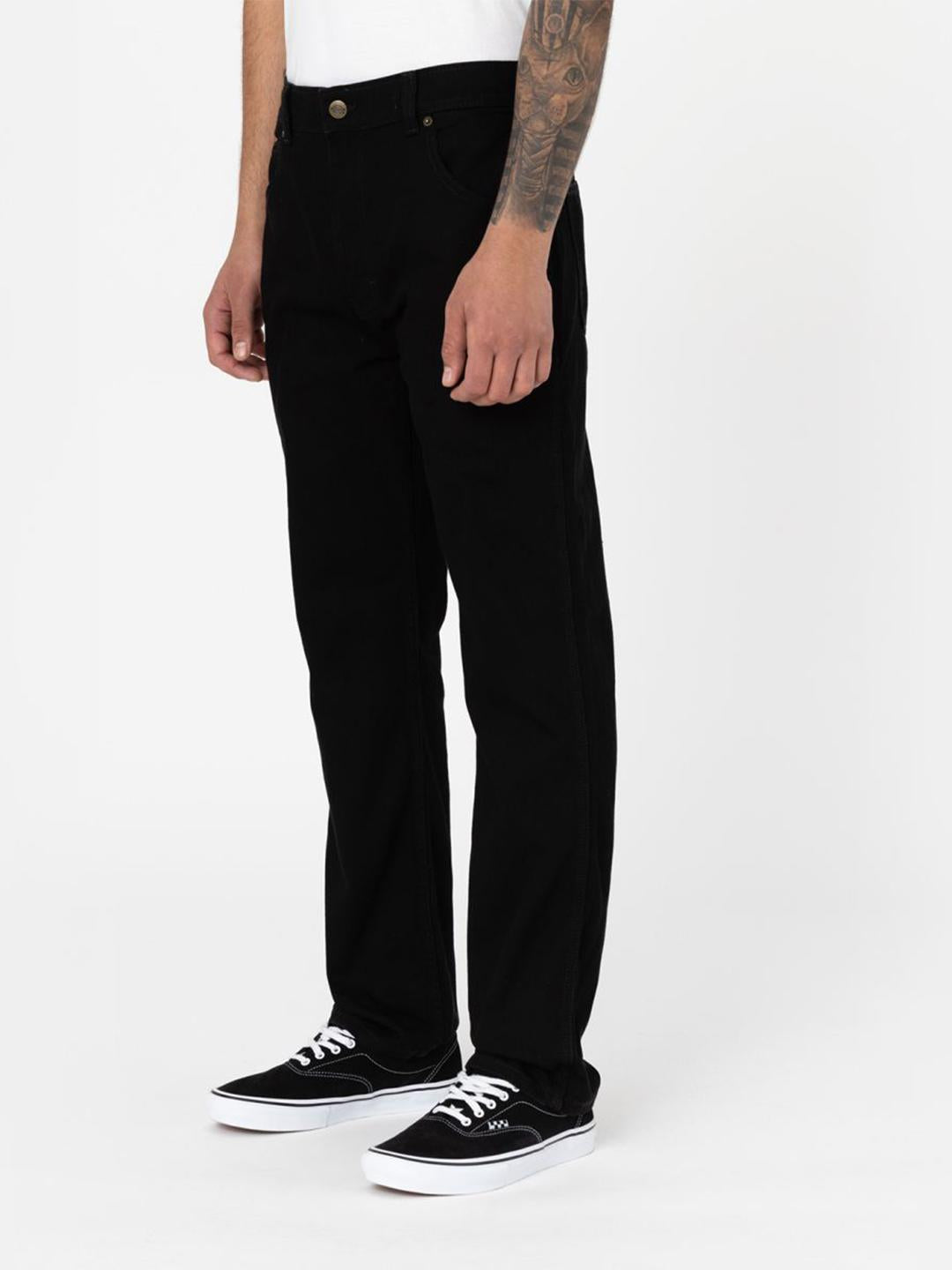 Dickies Thomasville pantaloni nero in denim DK0A4XYR NERO DICKIES