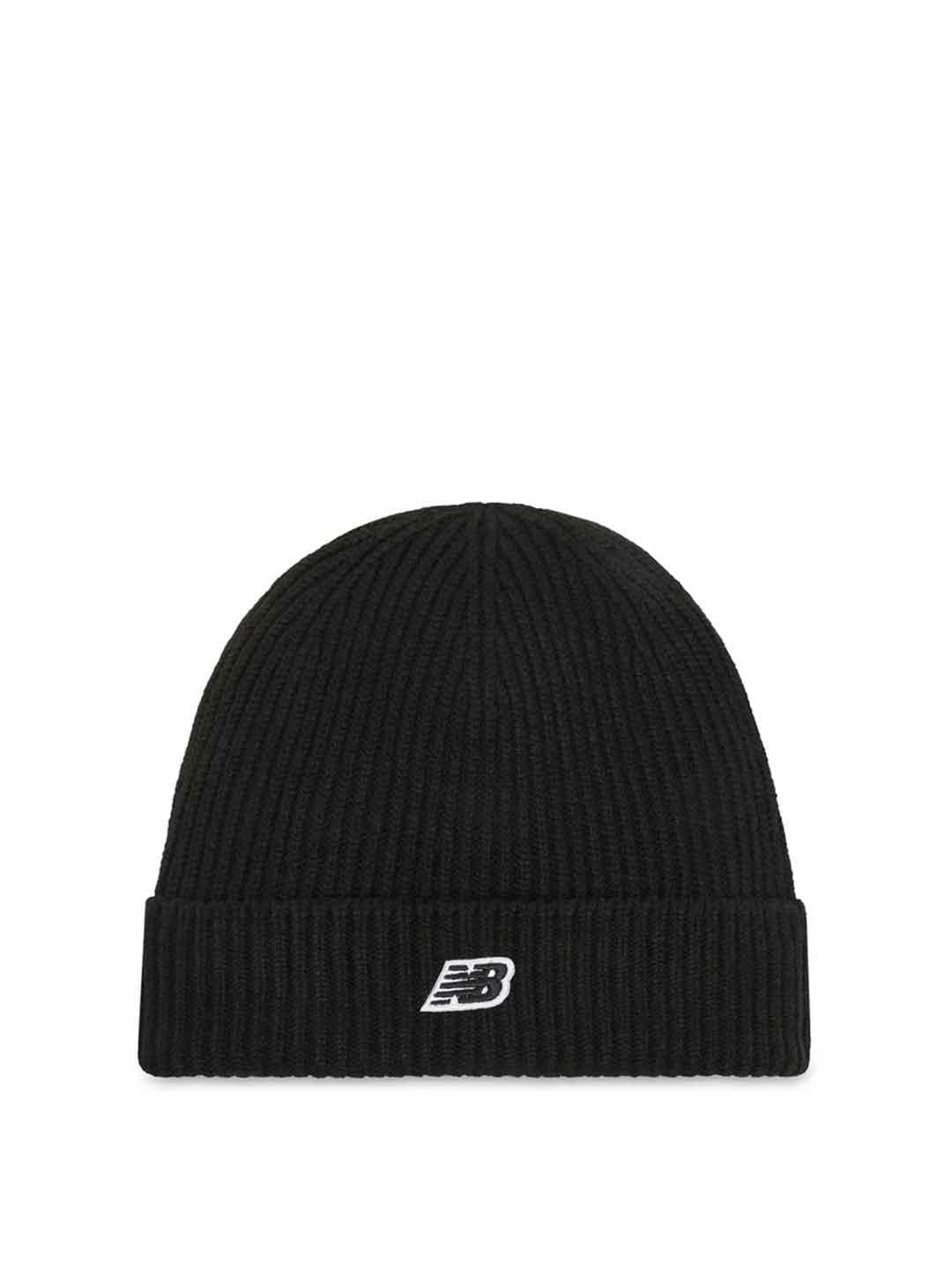 New Balance cappello nero a costine LAH53008 NERO NEW BALANCE