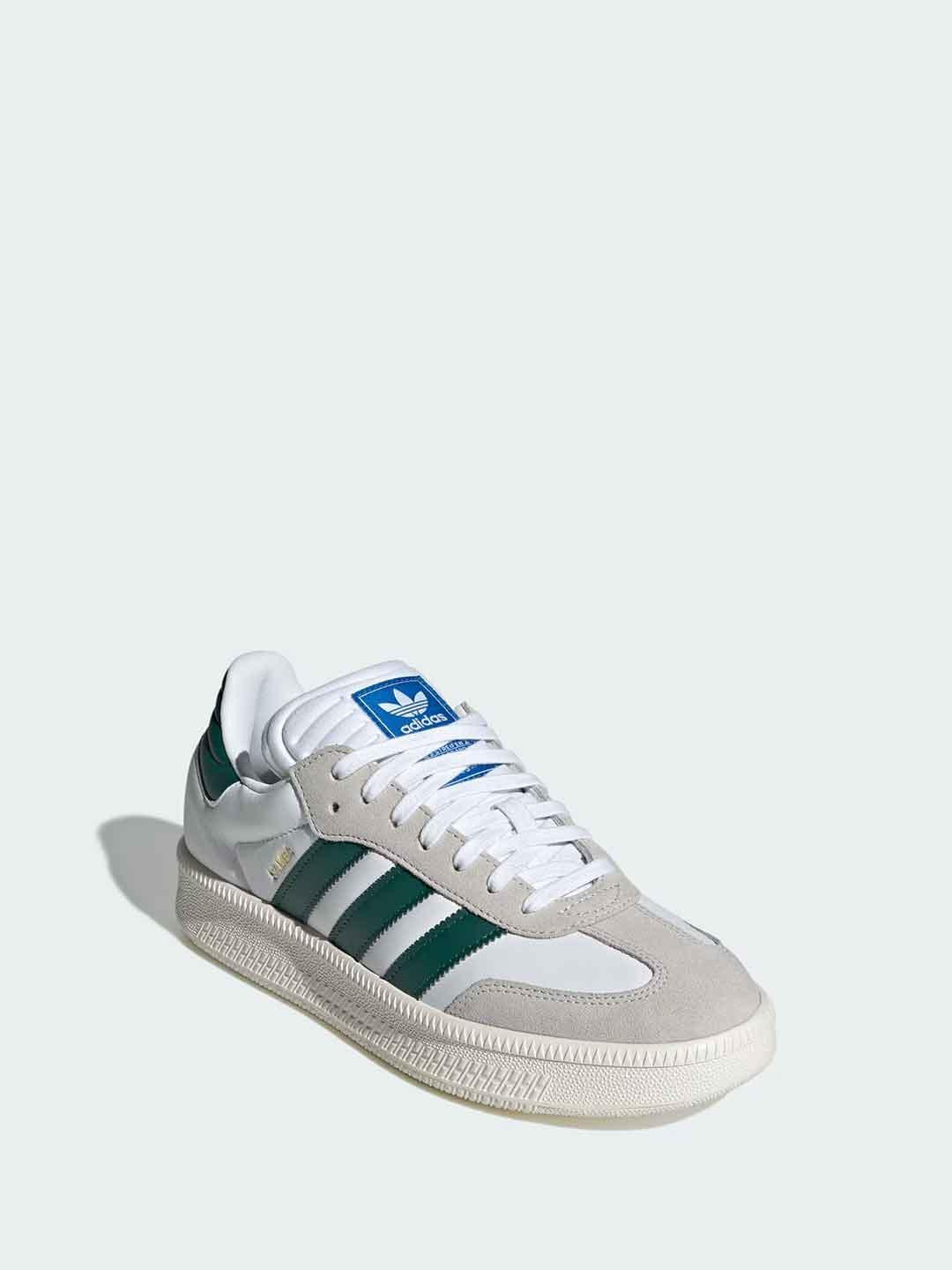 Adidas Samba XLG sneakers bianco con bande verdi JR0934 BIANCO ADIDAS