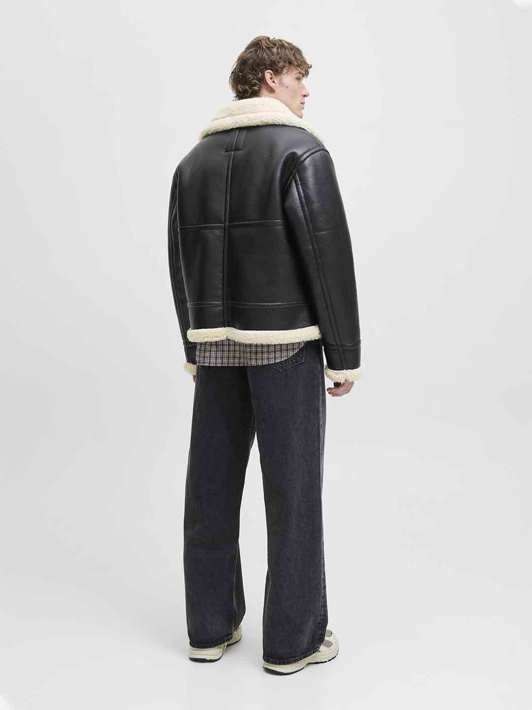 Jack & Jones montone nero 12282948 NERO JACK & JONES