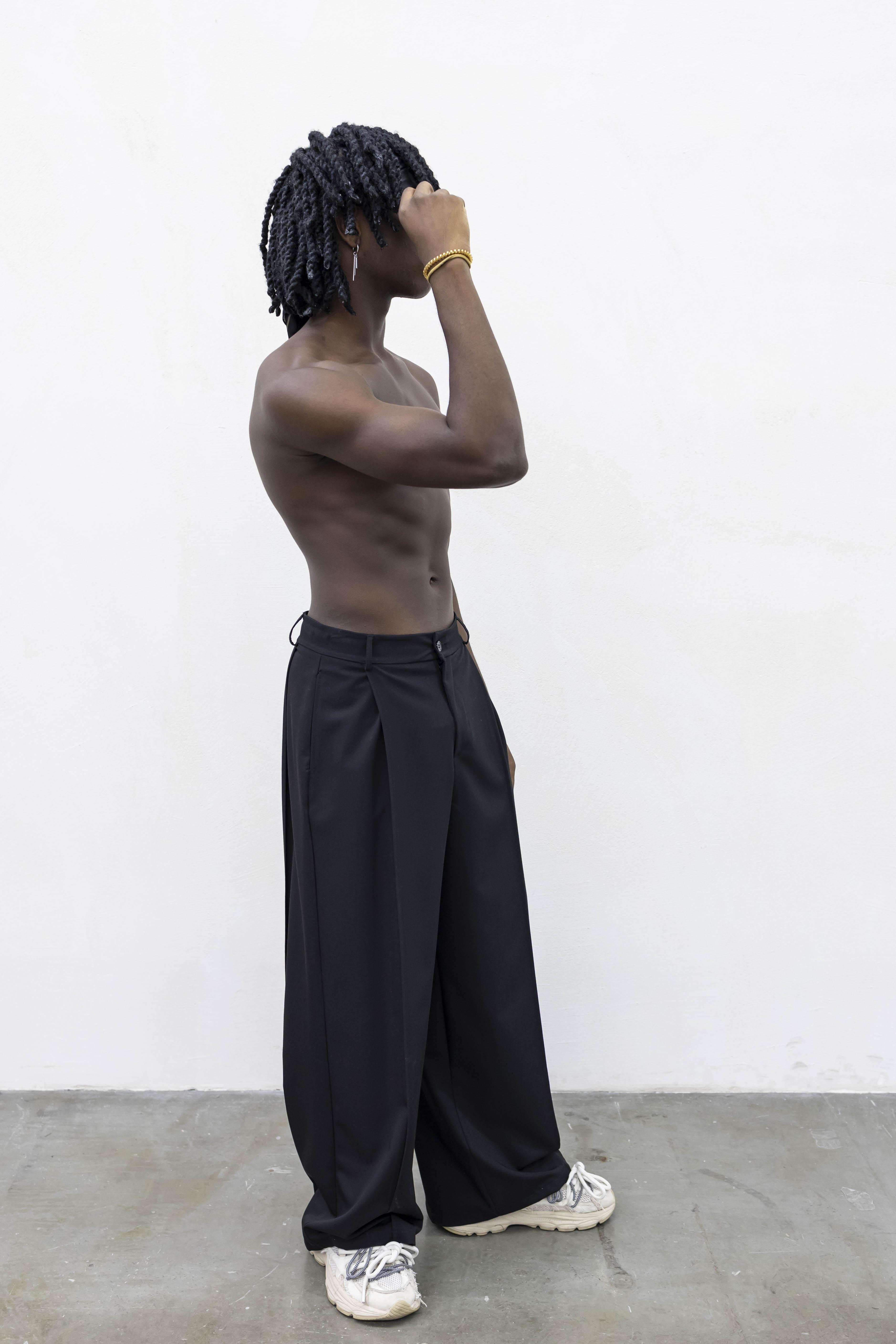 Present Day All Pinces pantaloni nero PRS019 NERO PRESENT DAY