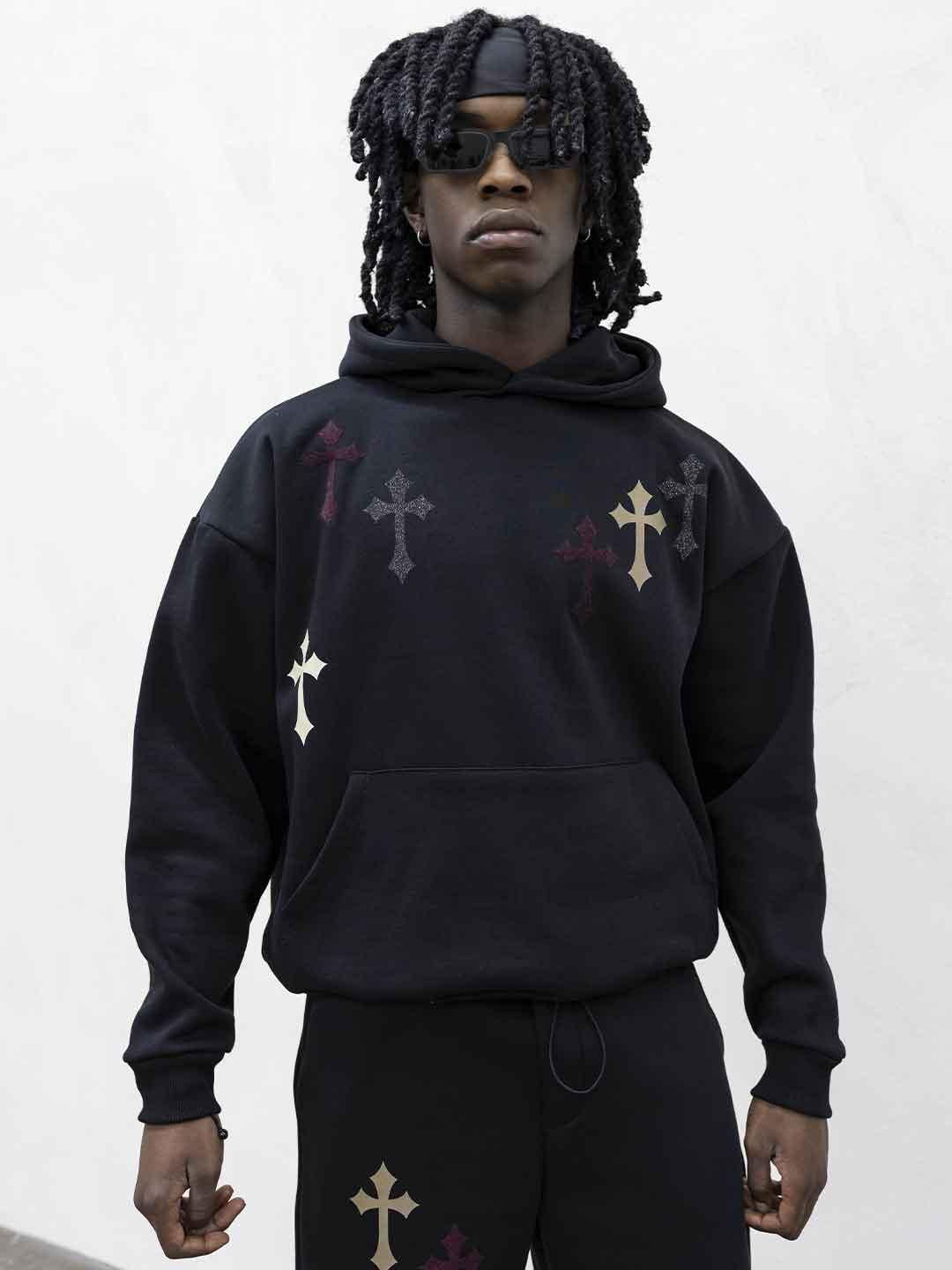 Tokyo coordinato nero con croci RB002 NERO TOKYO