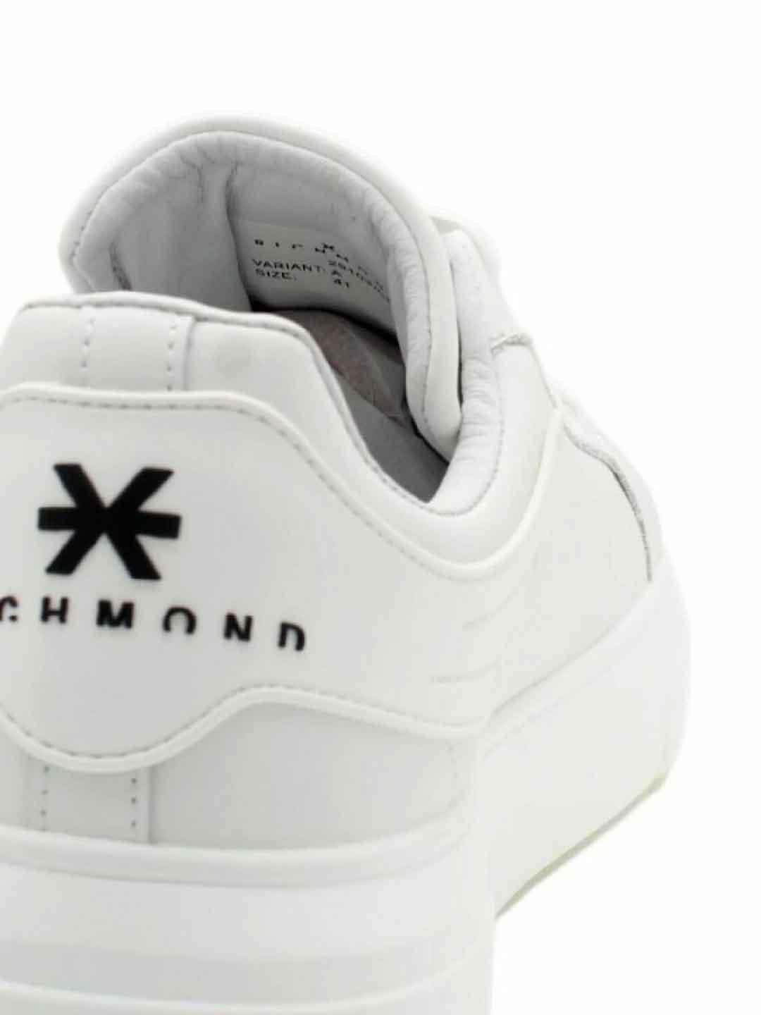 John Richmond 29103 CPA sneakers bianco con logo nero 29103 CP A BIANCO JOHN RICHMOND