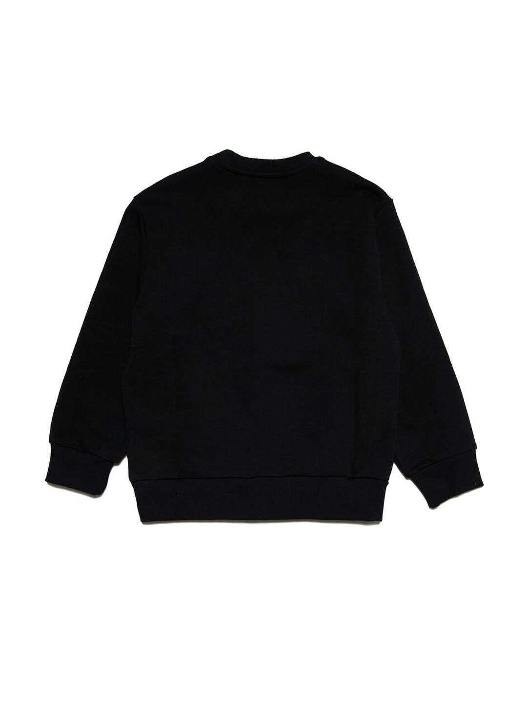 Diesel felpa neonato nero con logo multicolor K00514 KYAXZ NERO DIESEL