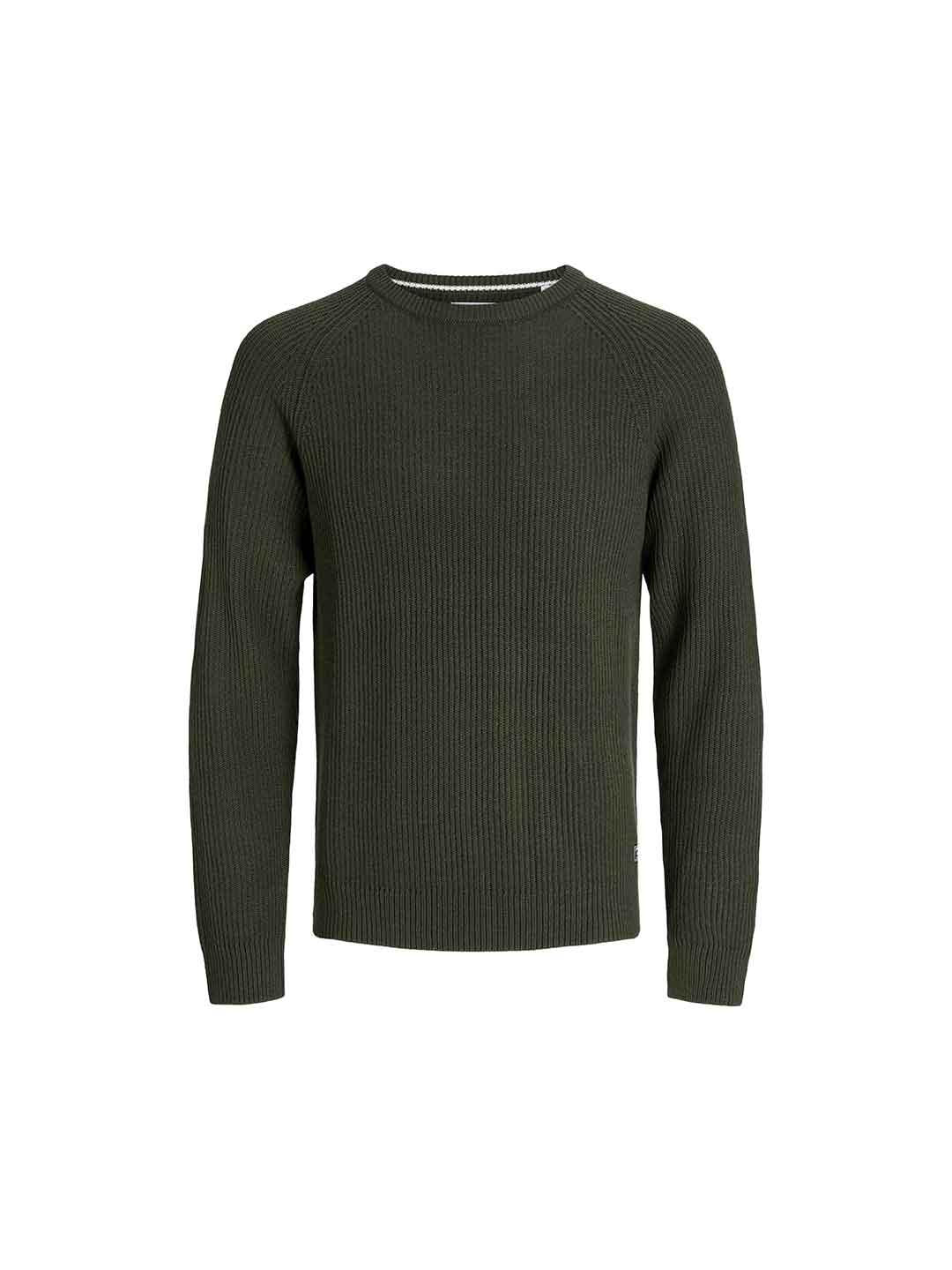 Jack & Jones maglione verde 12278916 VERDE JACK & JONES