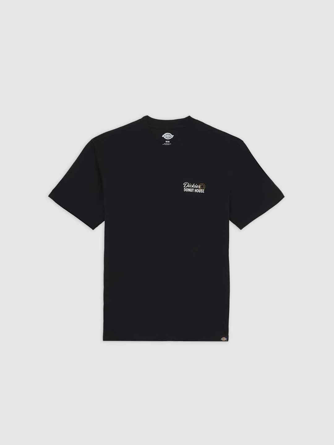 Dickies Donut House t-shirt nero con stampa retro DK0A87QNBLK1 NERO DICKIES