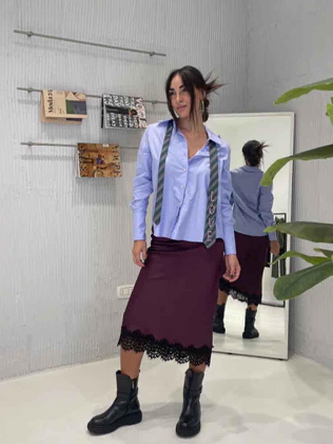 Tensione In camicia celeste con cravatta 36899 CELESTE TENSIONE IN