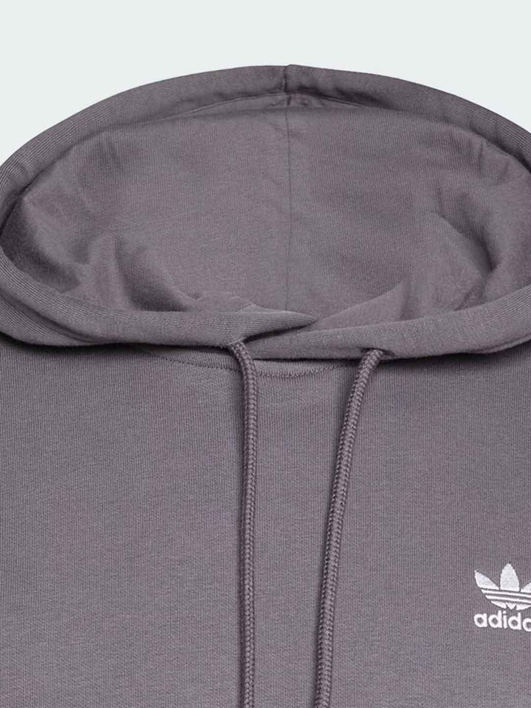 Adidas felpa grigio con cappuccio JW1063 GRIGIO ADIDAS