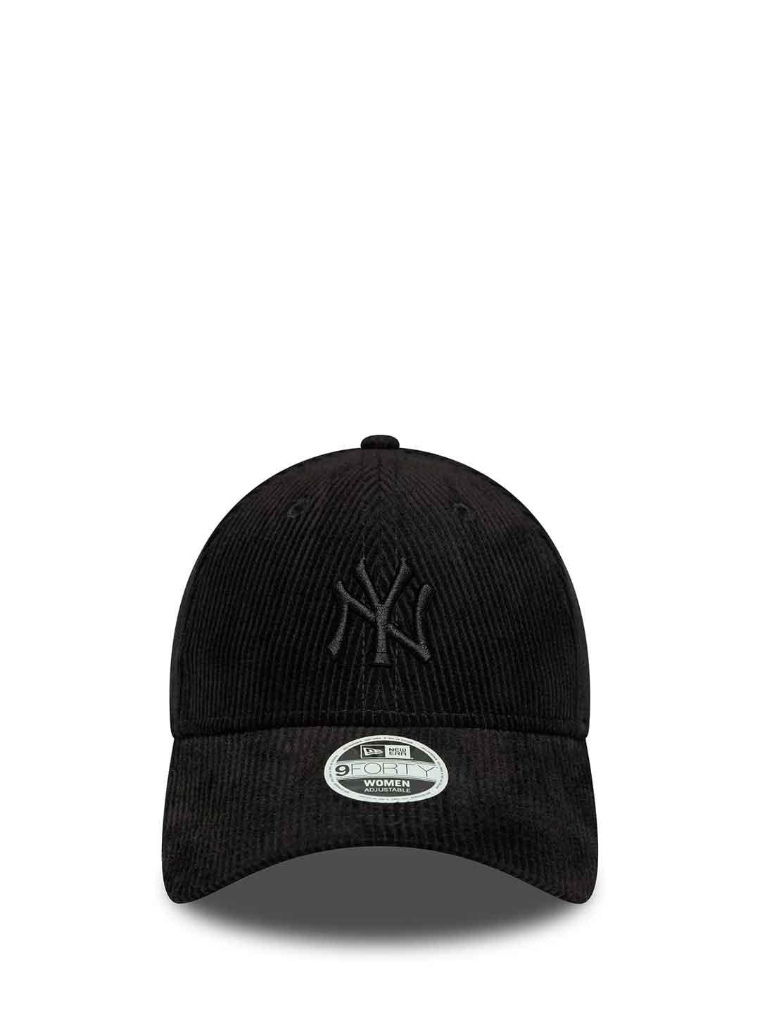 New Era 9FORTY cappello nero a costine 60691365 NERO NEW ERA