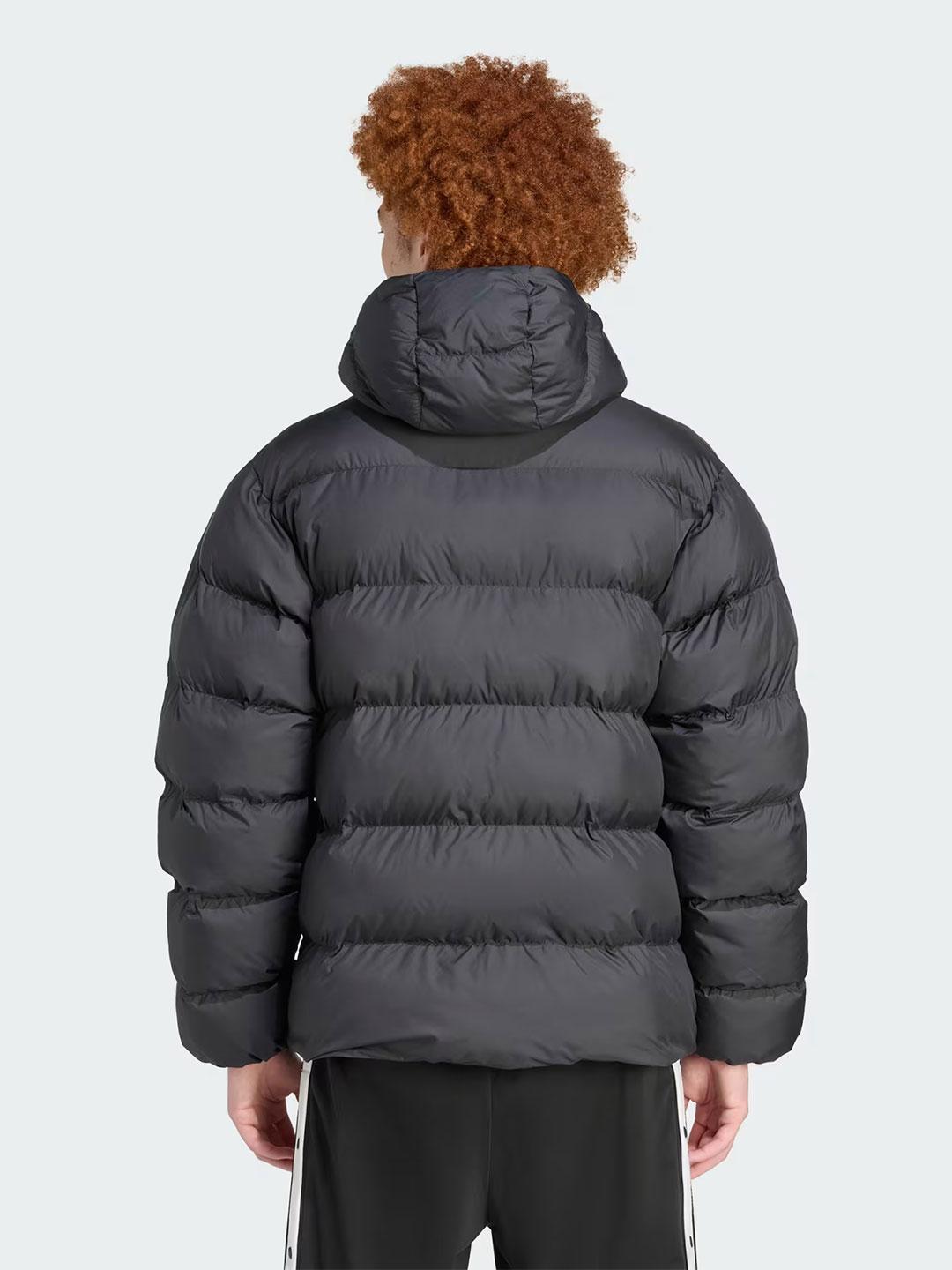 Adidas Hooded Puffer giubbino nero JX4123 NERO ADIDAS