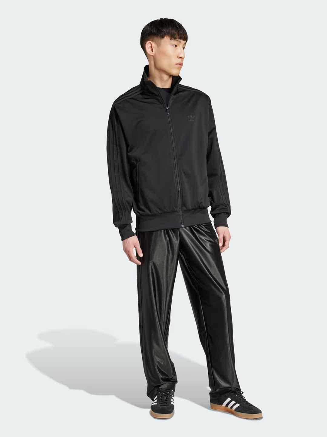 Adidas felpa nero con zip JY1347 NERO ADIDAS