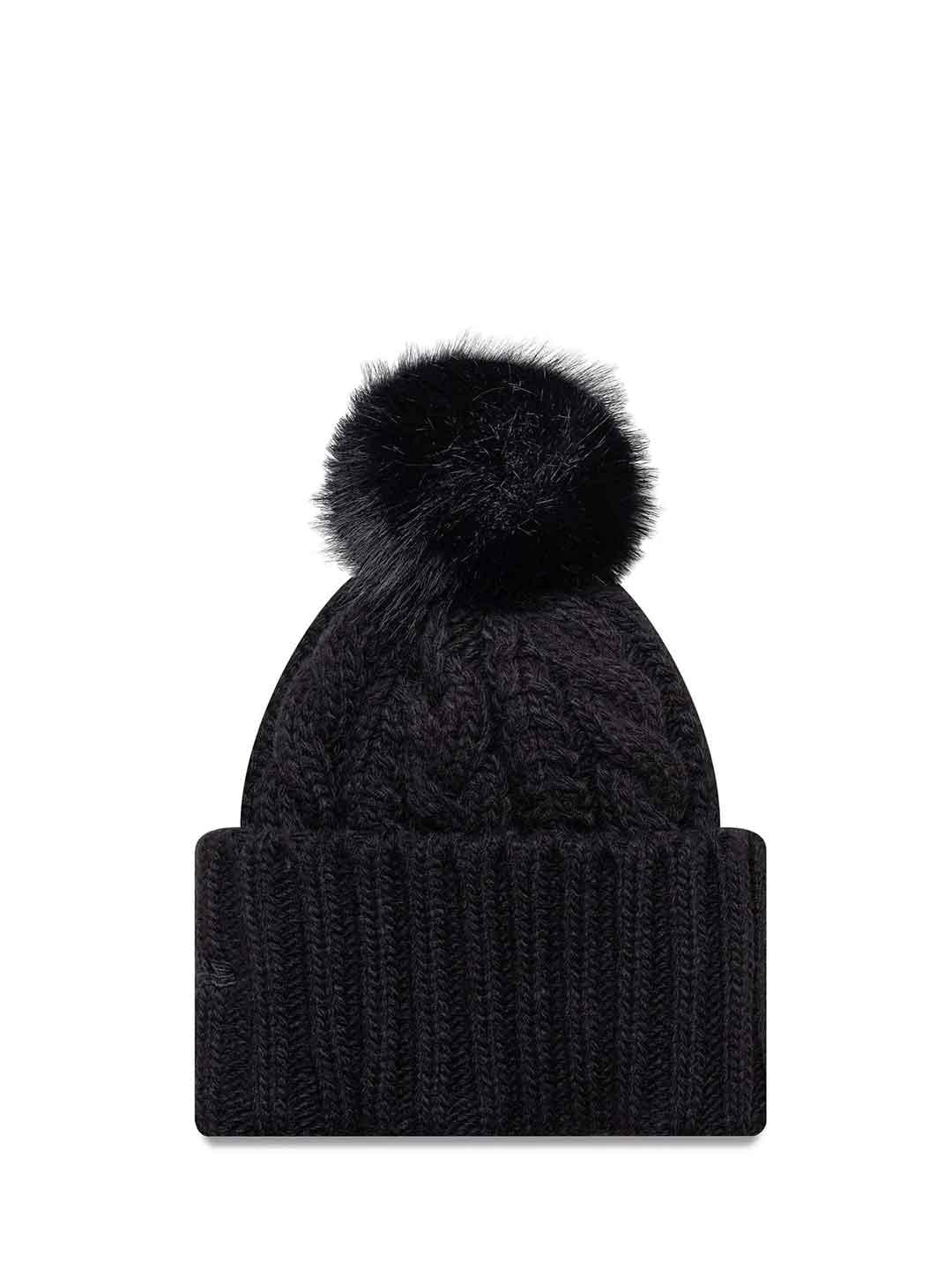 New Era cappello nero con pon pon 60691138 NERO NEW ERA