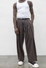 Tokyo pantaloni marrone con super pences