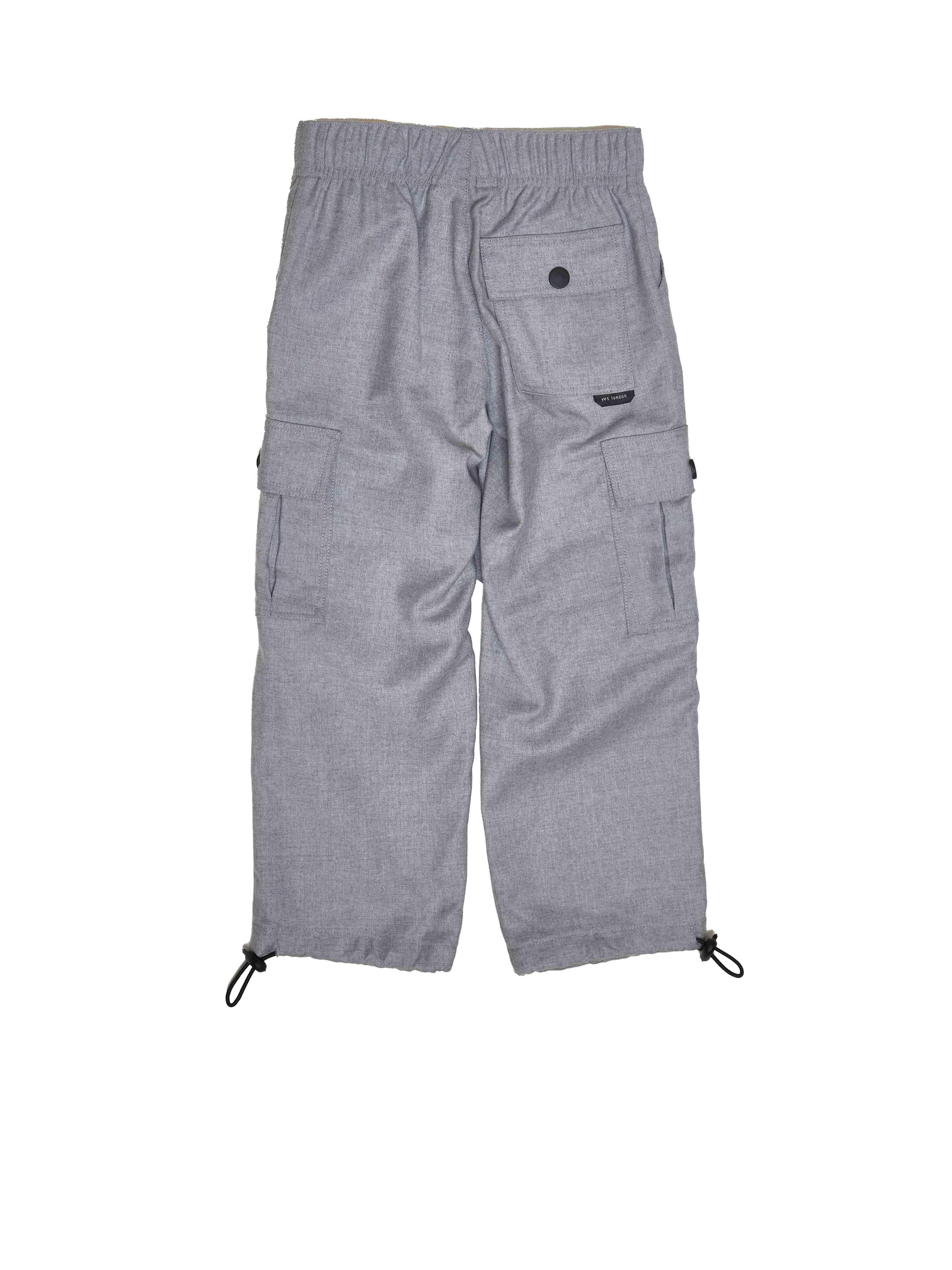 Yes London pantalone kids grigio cargo JR3053 GRIGIO YES LONDON