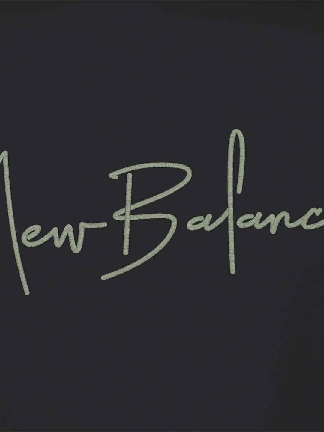 New balance felpa nero con cappuccio fisso MT53938BK NERO NEW BALANCE