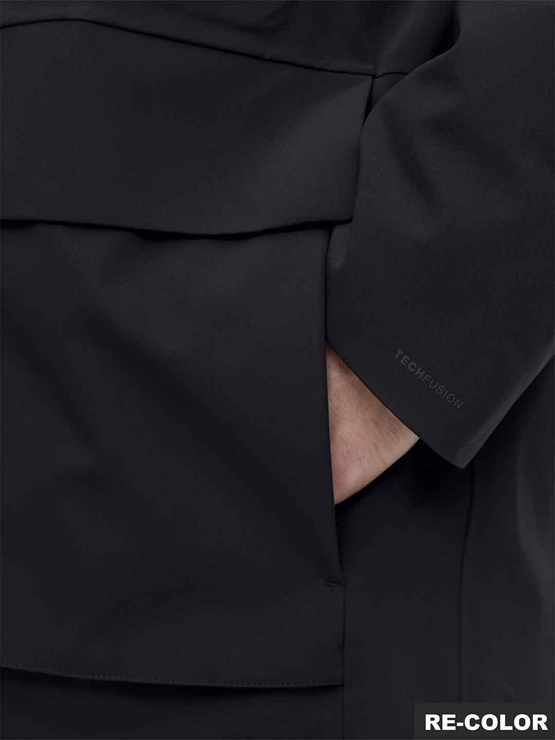 Jack & Jones giubbino nero lungo 12280904 NERO JACK & JONES