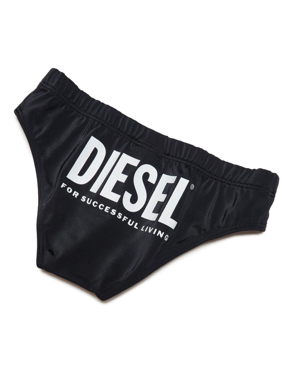 Diesel Milvo costume kids nero slip con grafica J01858 KYAG8 NERO DIESEL