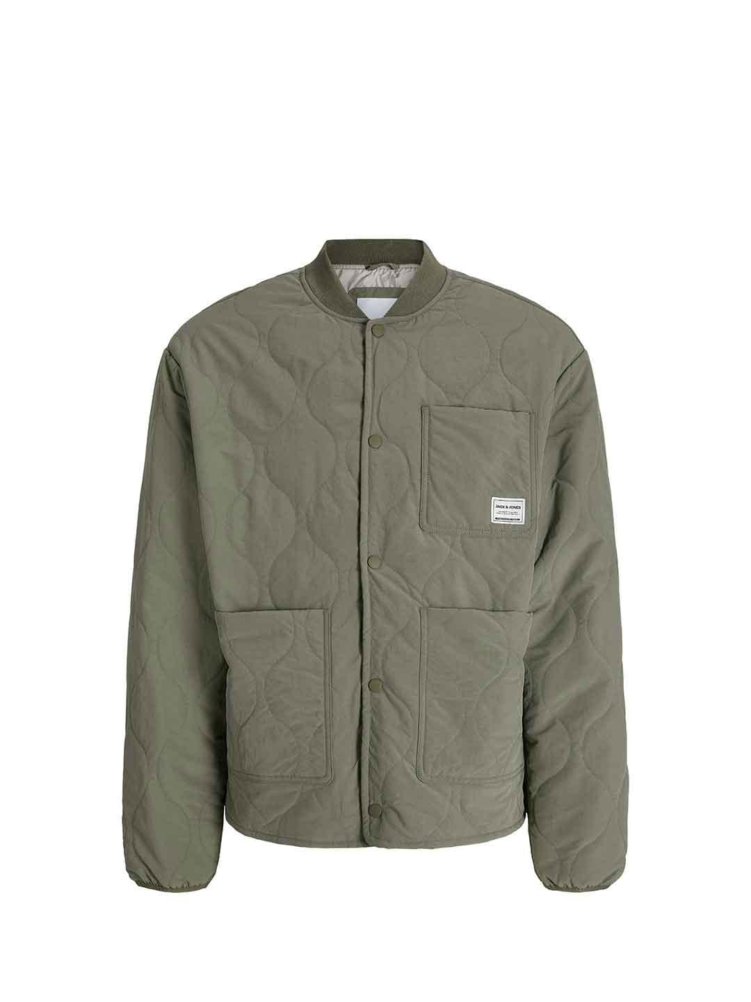 Jack & Jones giubbino verde con tasche 12279236 VERDE JACK & JONES