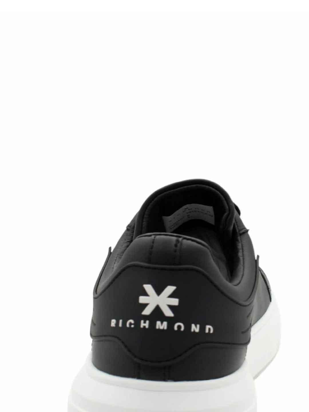 John Richmond 29103 CPB sneakers nero con logo bianco 29103 CP B NERO JOHN RICHMOND
