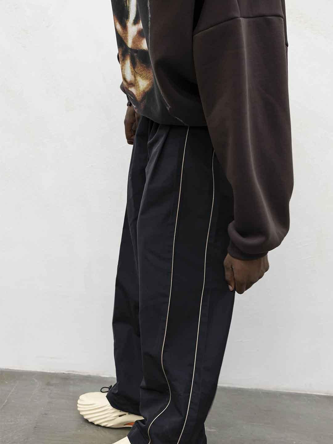 Present Day pantaloni nero in nylon PRS043 NERO PRESENT DAY