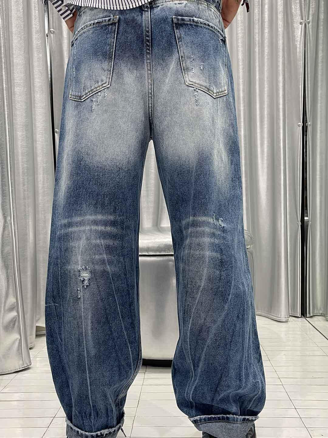 Cianotic Marbie jeans baggy SUPER BAGGY MARBIE JEANS CIANOTIC