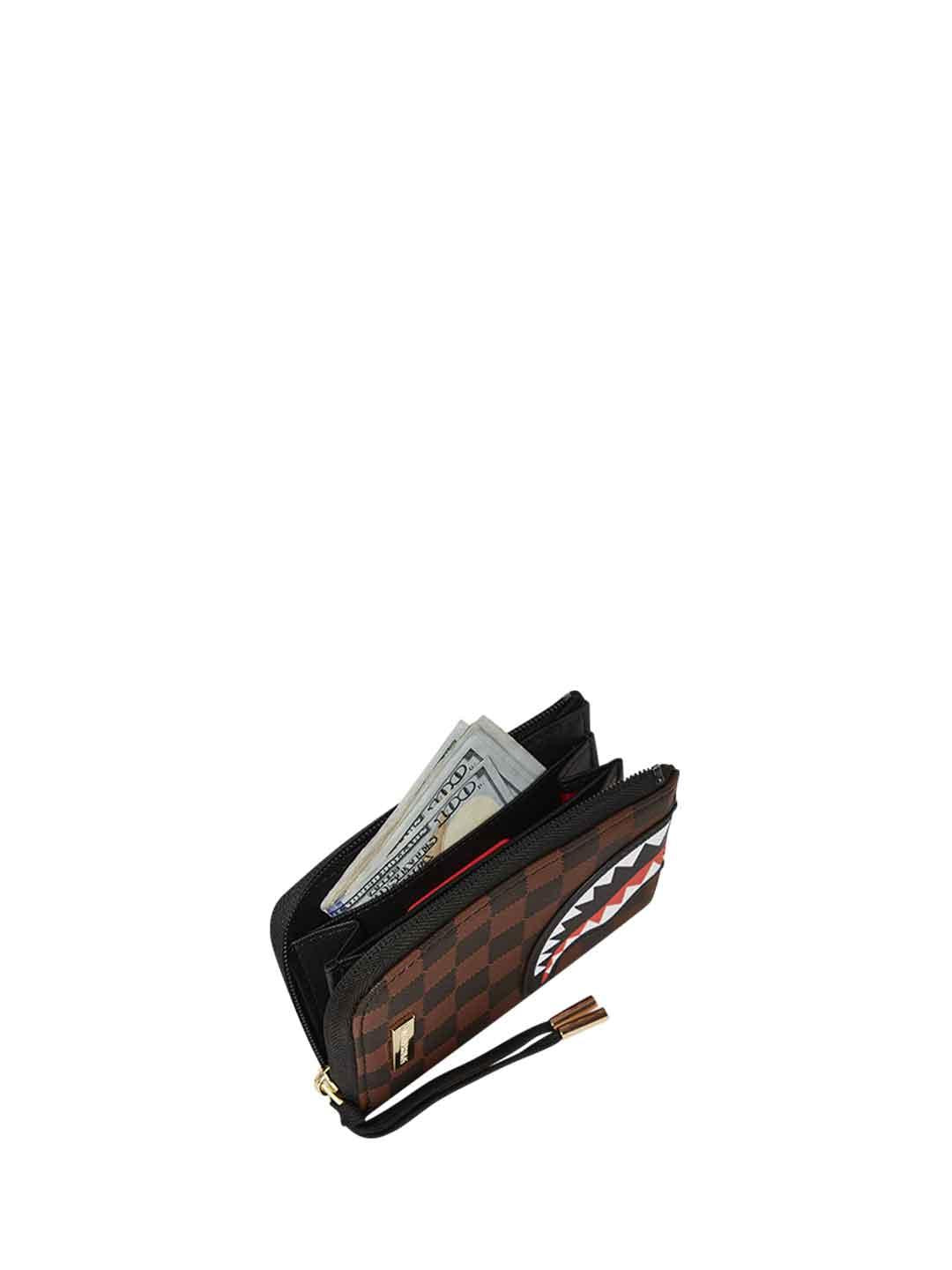 Sprayground portafogli marrone 910W7843NSZ MARRONE SPRAYGROUND