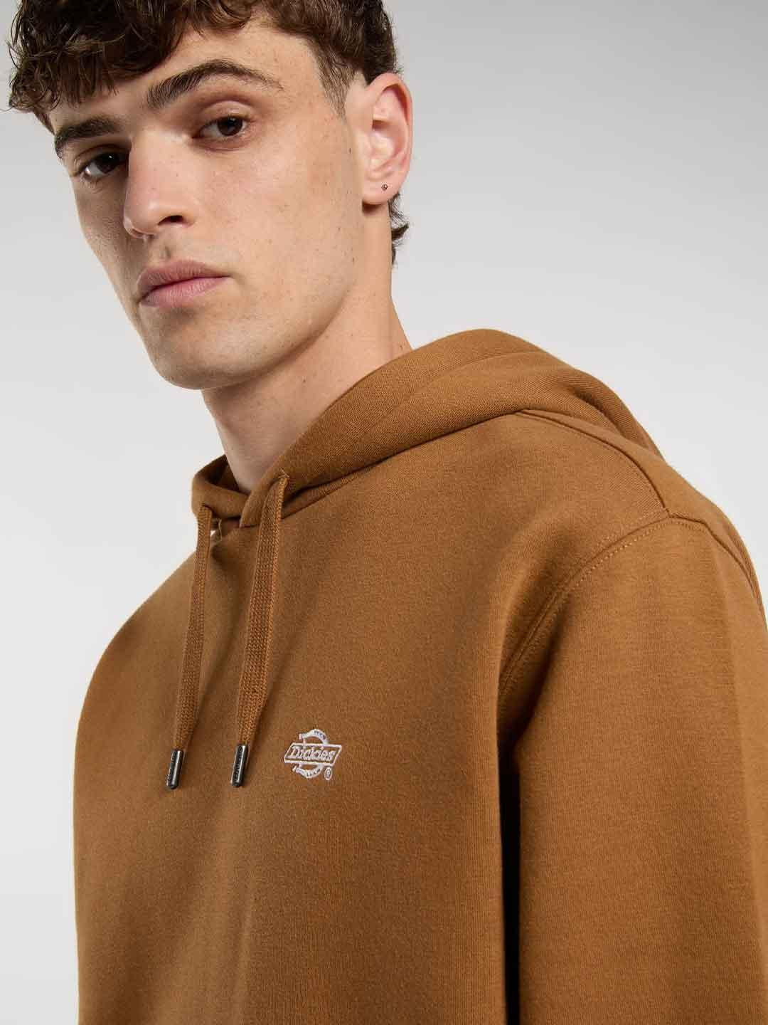 Dickies Summerdale felpa cuoio DK0A4Y6P0BD1 CUOIO DICKIES