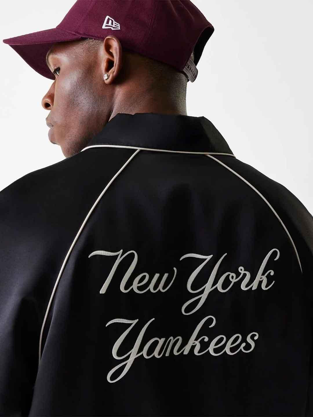 New Era giubbino nero NY con logo bianco 60684314 NERO NEW ERA