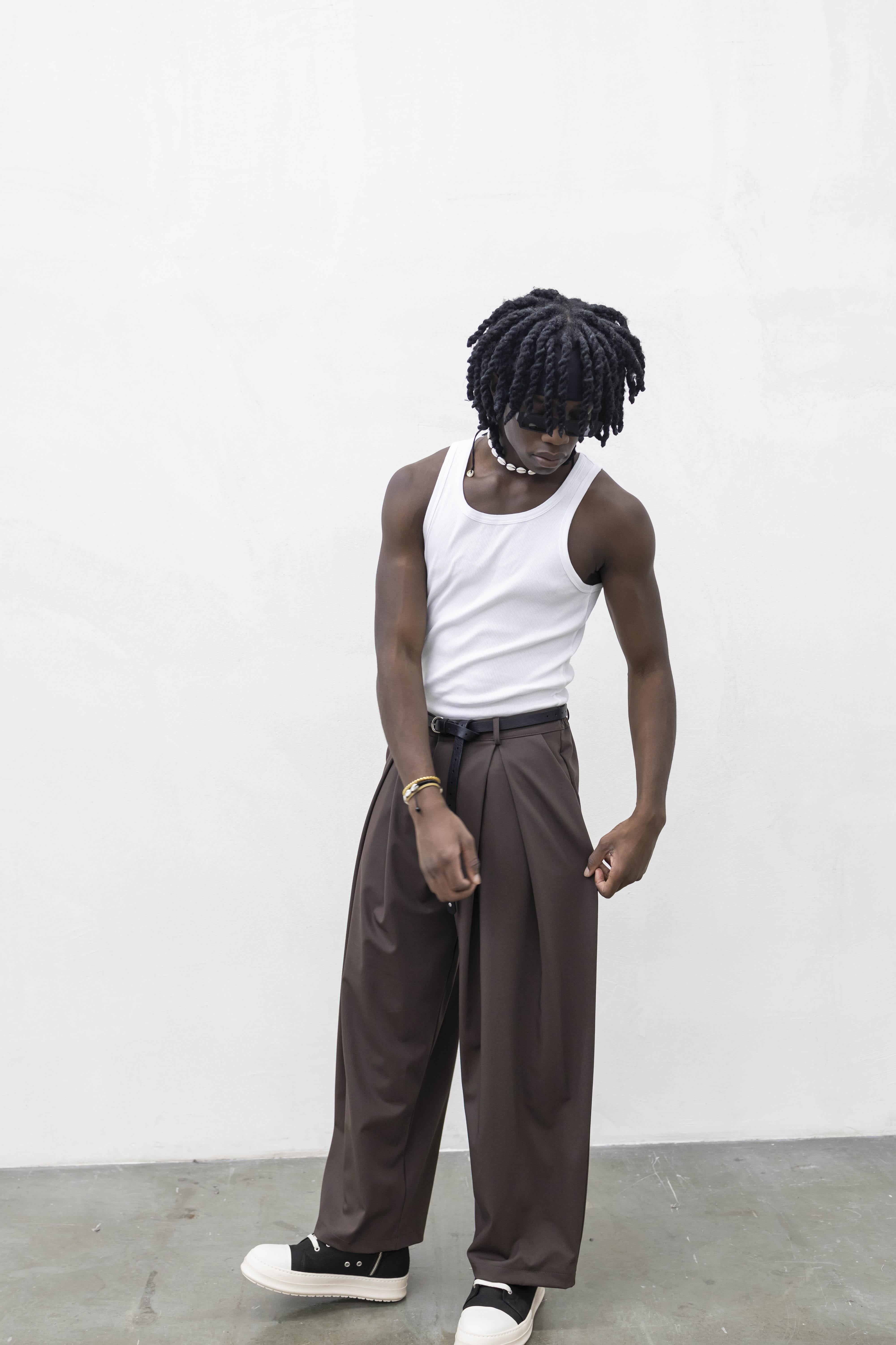 Tokyo pantaloni marrone con super pences TKO005 MARRONE TOKYO