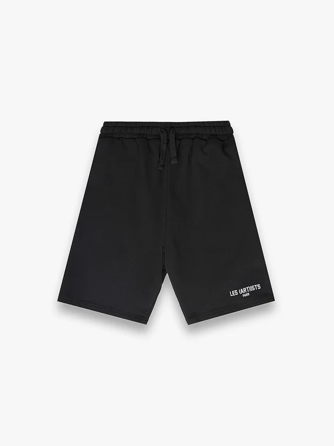 Les Artists bermuda nero con logo PT800 NERO LES ARTISTS