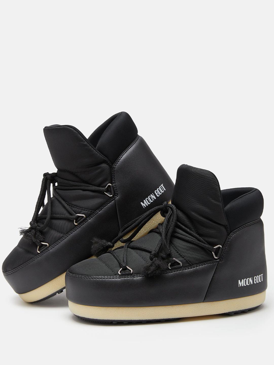 Moon Boot Pump Evx stivali nero basso in Nylon 1470020 NERO MOON BOOT