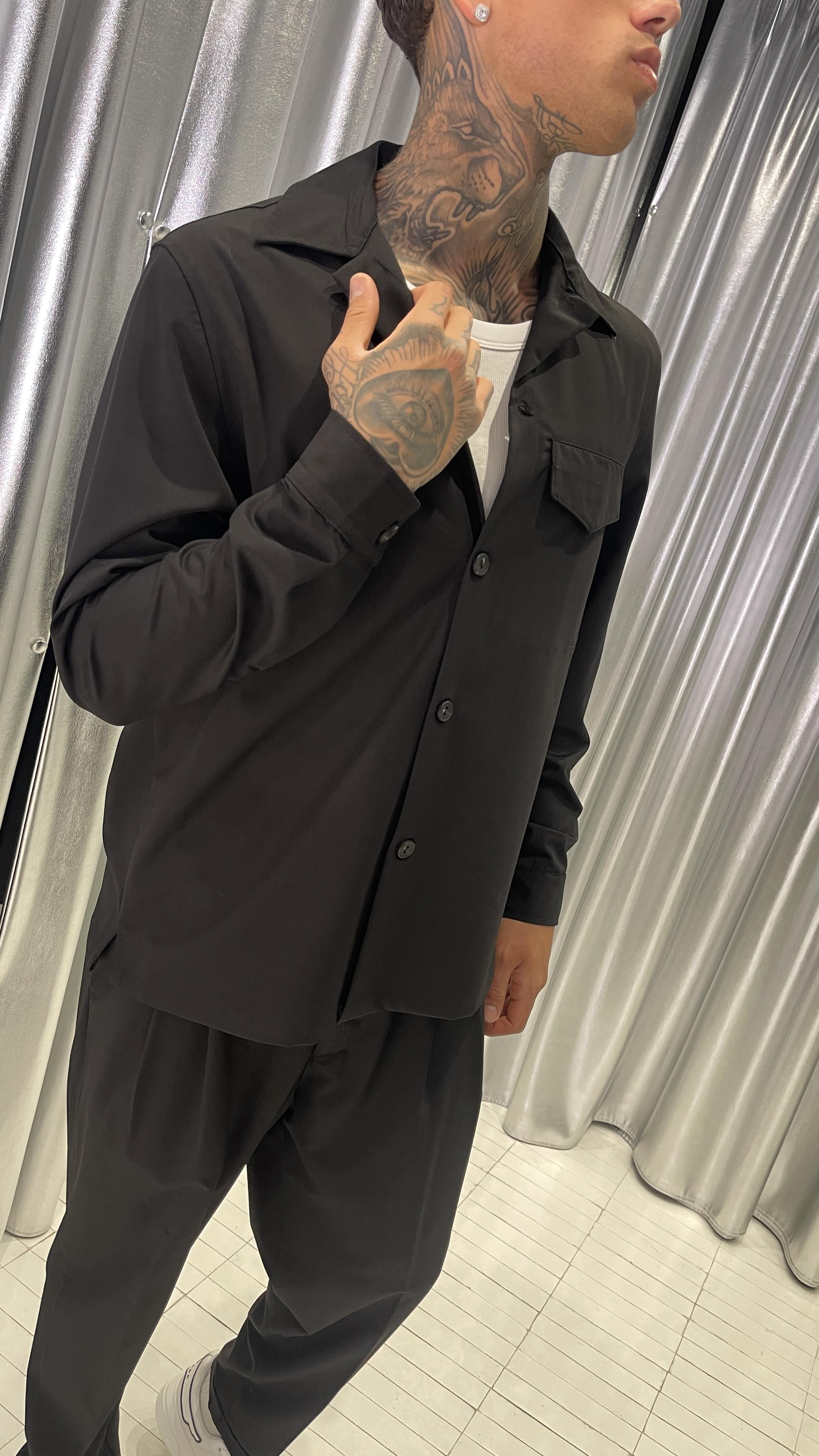 Pret A Porter camicia nero 70008 NERO PRET A PORTER