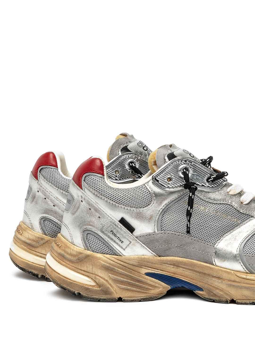 Crime Fugitive 9094 sneakers argento running 11300 ARGENTO CRIME