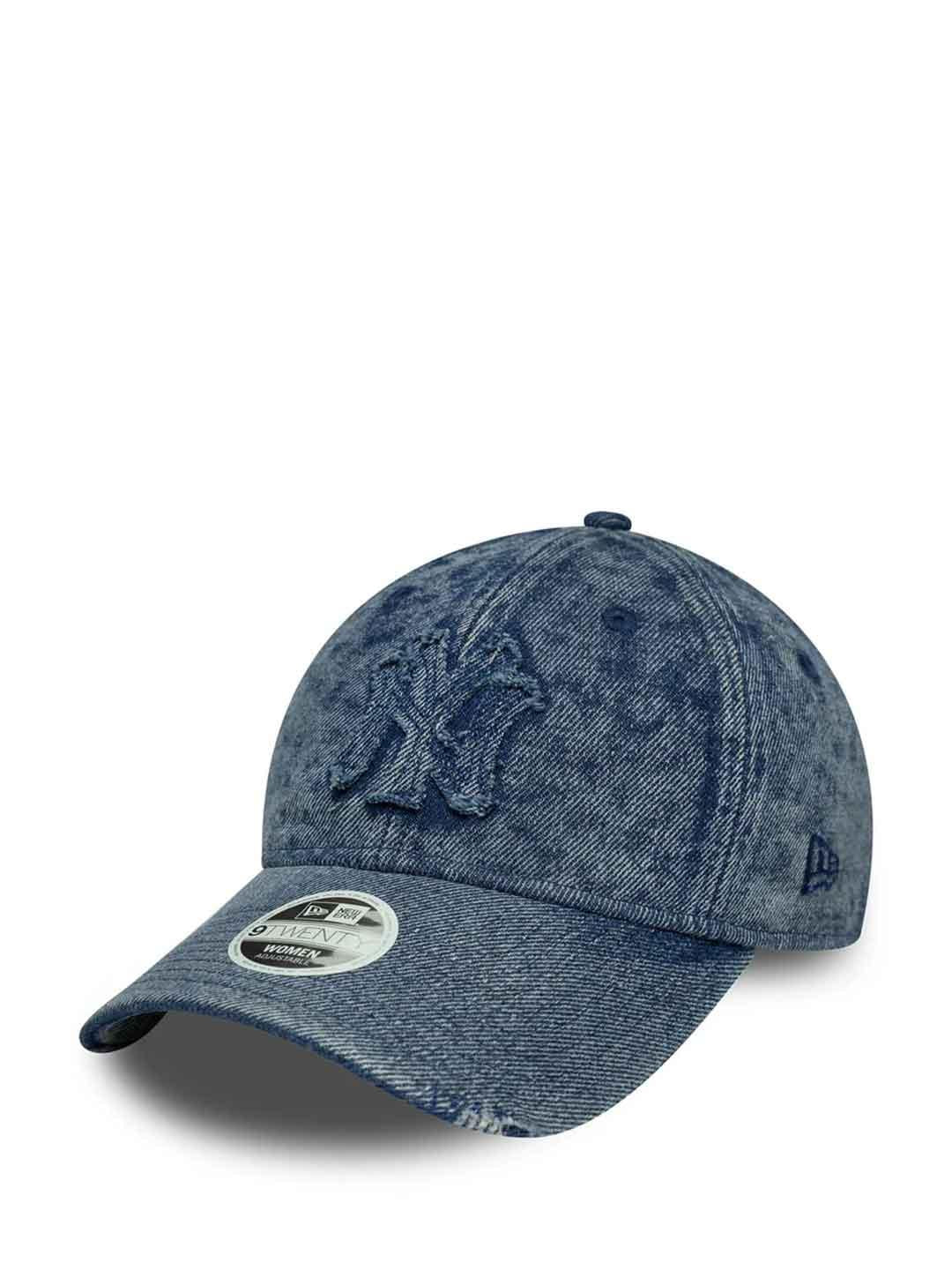 New Era 9TWENTY cappello blu in denim 60691320 BLU NEW ERA
