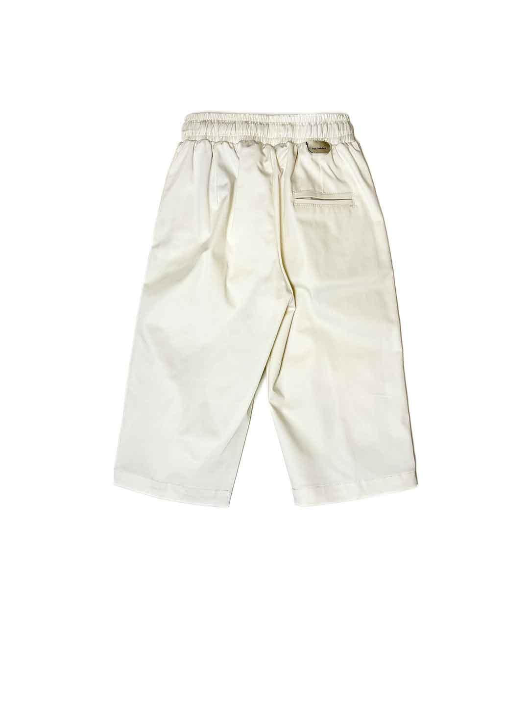 Yes London pantaloni kids panna con bande nere JR3081 PANNA YES LONDON