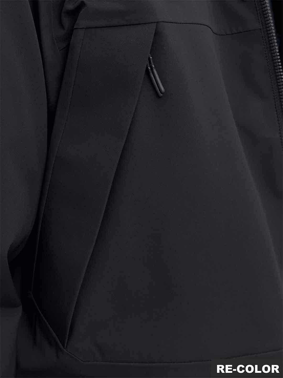 Jack & Jones giubbino nero lungo 12280904 NERO JACK & JONES