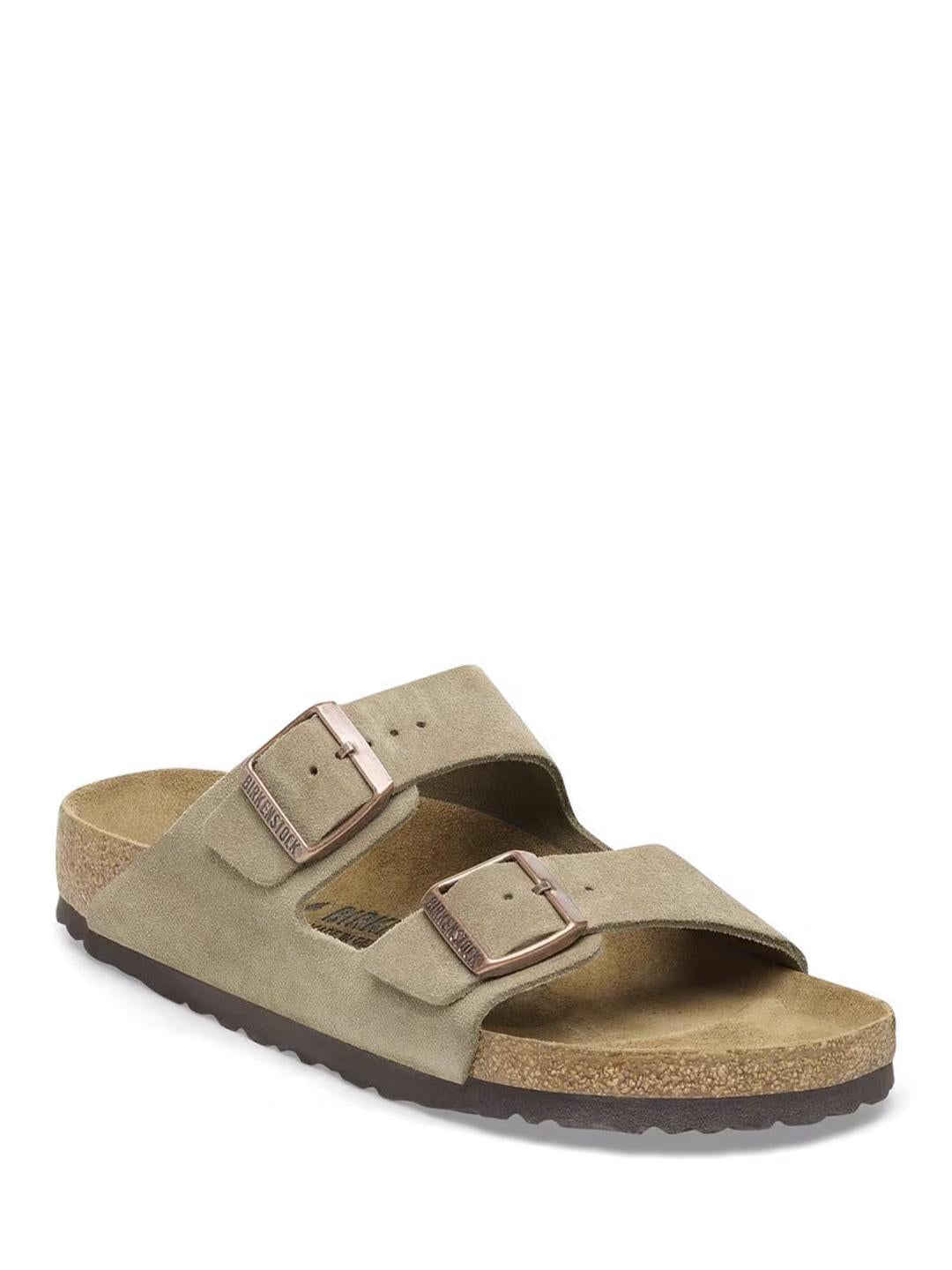 Birkenstock Arizona Bs sandali beige in nabuk<BR/> 0051463 BEIGE BIRKENSTOCK