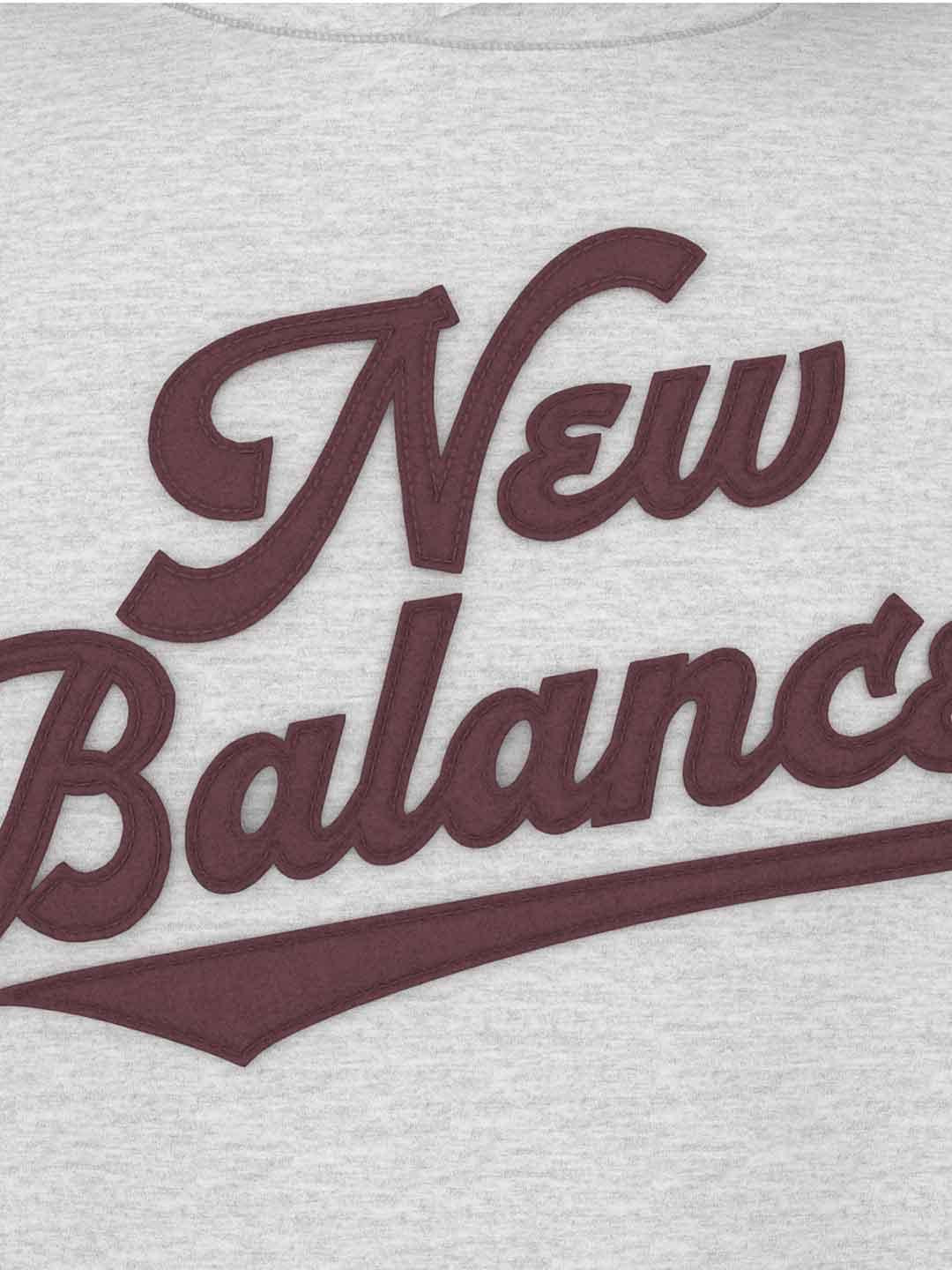 New Balance felpa grigio con grafica MT53902AHH GRIGIO NEW BALANCE