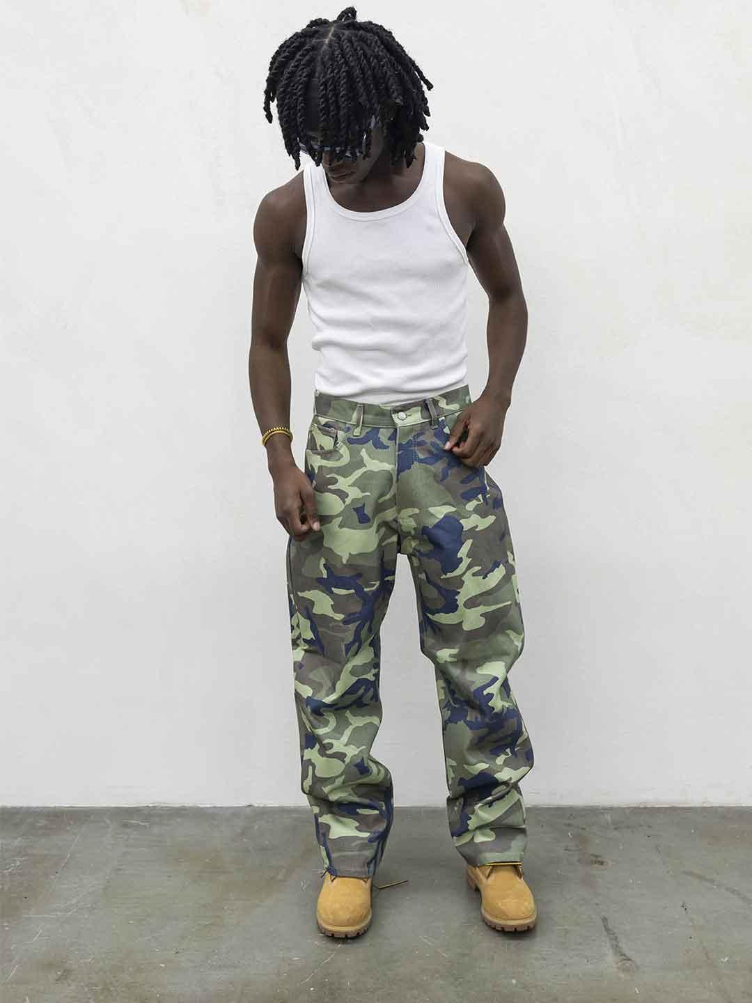Present Day jeans camouflage PRS045 CAMOUFLAGE PRESENT DAY